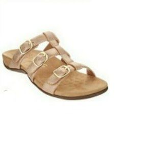 Vionic Women's Misa Slide Sandal - Rose Gold 8Wide